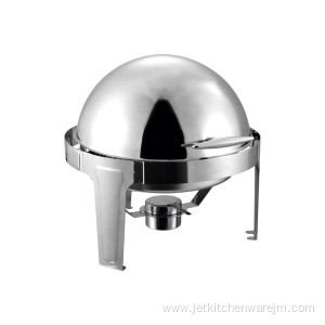 Buffet Service Round Top Stainless Steel Chafing Dish